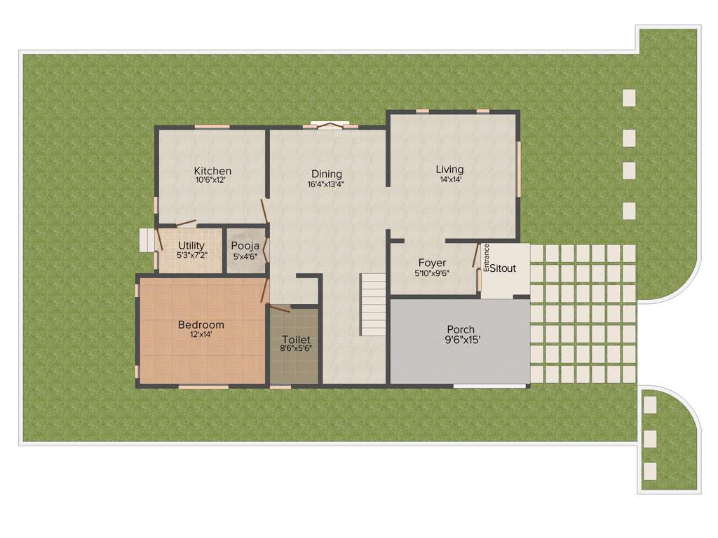 Adarsh Serenity (3BHK+3T (2,210 sq ft) + Pooja Room 2210 sq ft)