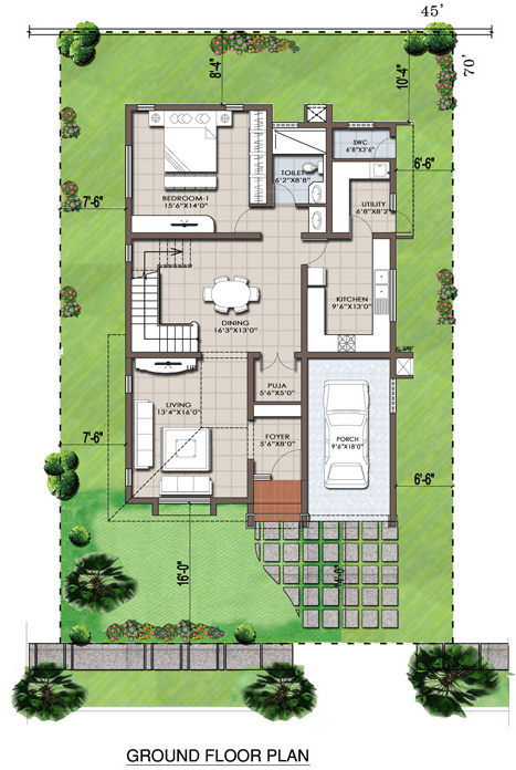 Adarsh Serenity (3BHK+3T (2,380 sq ft) + Servant Room 2380 sq ft)