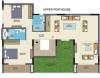 columbus-square Floor Plan Upper Level Duplex Plan