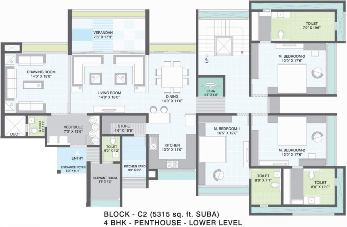 Gala Imperia (4BHK+4T (5,315 sq ft) 5315 sq ft)