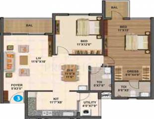 Sumadhura Madhuram (2BHK+2T (1,340 sq ft) 1340 sq ft) Sumadhura Madhuram (2BHK+2T (1,340 sq ft) 1340 sq ft)