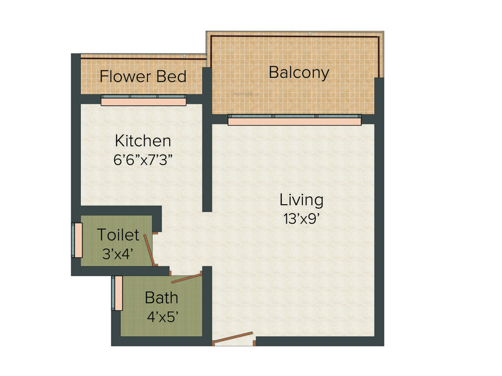 Eco Shree Rajaram Niwas (1BHK+1T (430 sq ft) 430 sq ft)