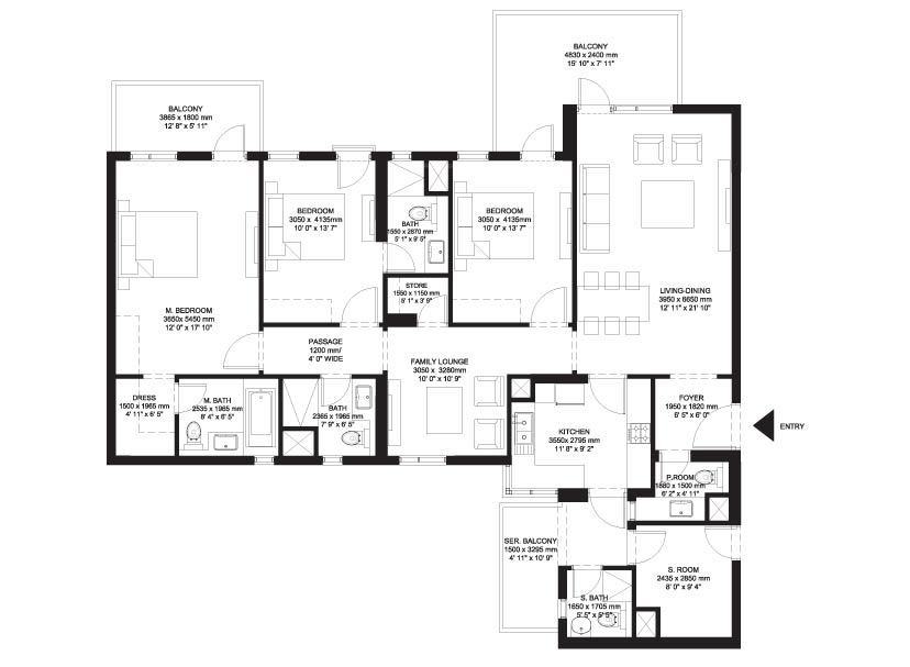 the corridors Floor Plan Floor Plan