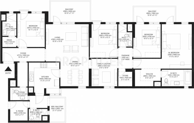 Ireo The Corridors (4BHK+4T (2,734 sq ft) + Study Room 2734 sq ft) Ireo The Corridors (4BHK+4T (2,734 sq ft) + Study Room 2734 sq ft)
