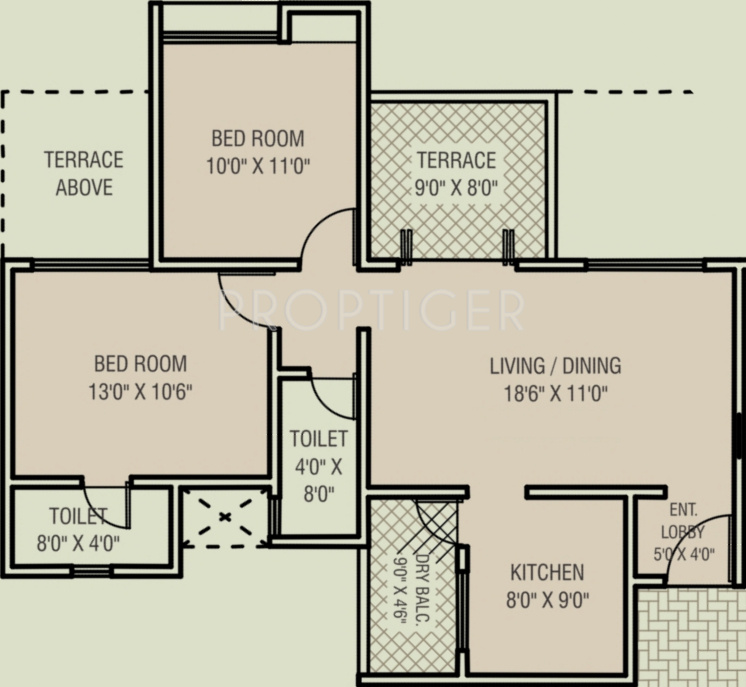 VTP The Landmark (2BHK+2T (1,026 sq ft) 1026 sq ft) VTP The Landmark (2BHK+2T (1,026 sq ft) 1026 sq ft)