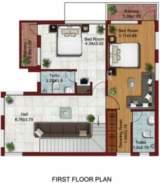  jagannath-meadows Floor Plan First Floor Plan