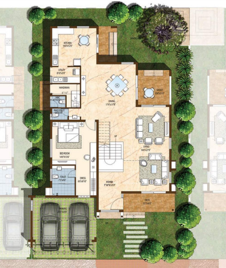 augusta golf village Floor Plan Ground Floor Plan