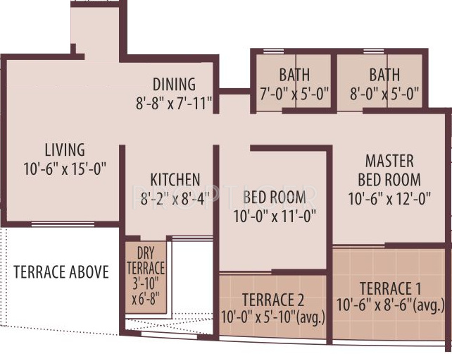 Tirupati Vasantam (2BHK+2T (1,100 sq ft) 1100 sq ft) Tirupati Vasantam (2BHK+2T (1,100 sq ft) 1100 sq ft)