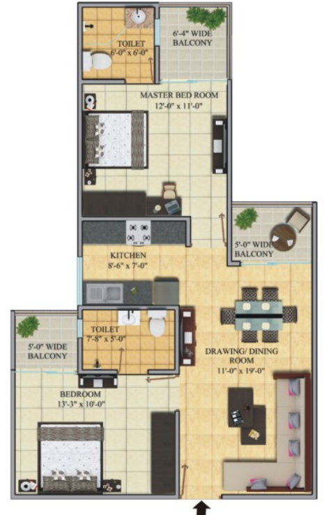 Floor Plan gaur-cascades Floor Plan Floor Plan