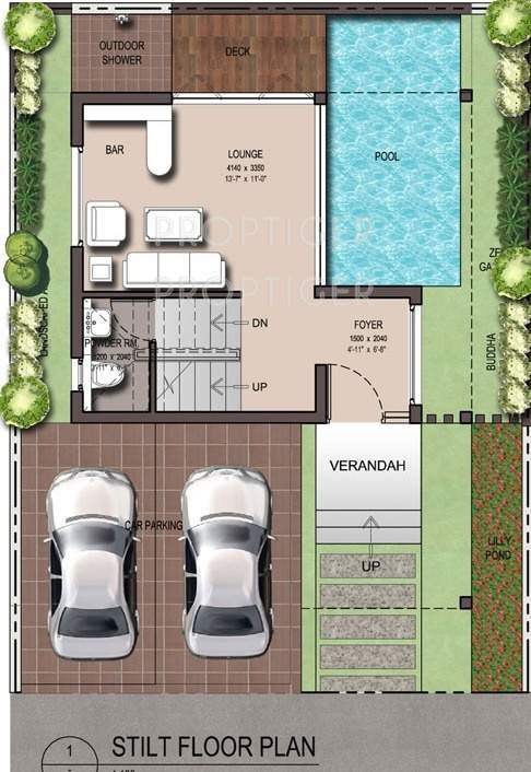 Artha Zen (3BHK+3T (2,805 sq ft) + Pooja Room 2805 sq ft)