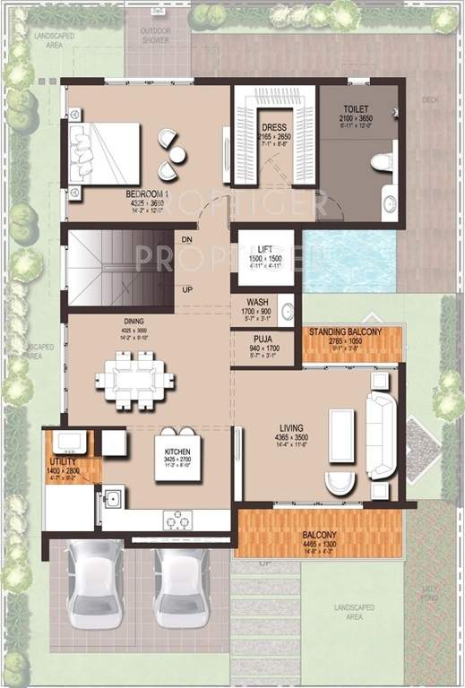 Artha Zen (4BHK+4T (4,780 sq ft) + Pooja Room 4780 sq ft)