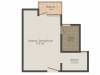 Urbtech Xaviers (1BHK+1T (408 sq ft) 408 sq ft)
