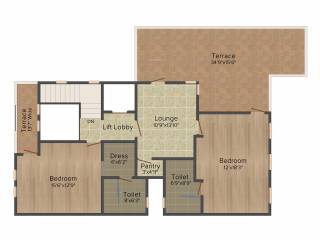 Emaar Marbella (5BHK+6T (6,520 sq ft)   Servant Room 6520 sq ft)