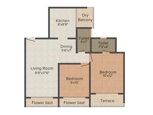 Kaamdhenu Sai Nakshatra (2BHK+2T (927 sq ft) 927 sq ft)