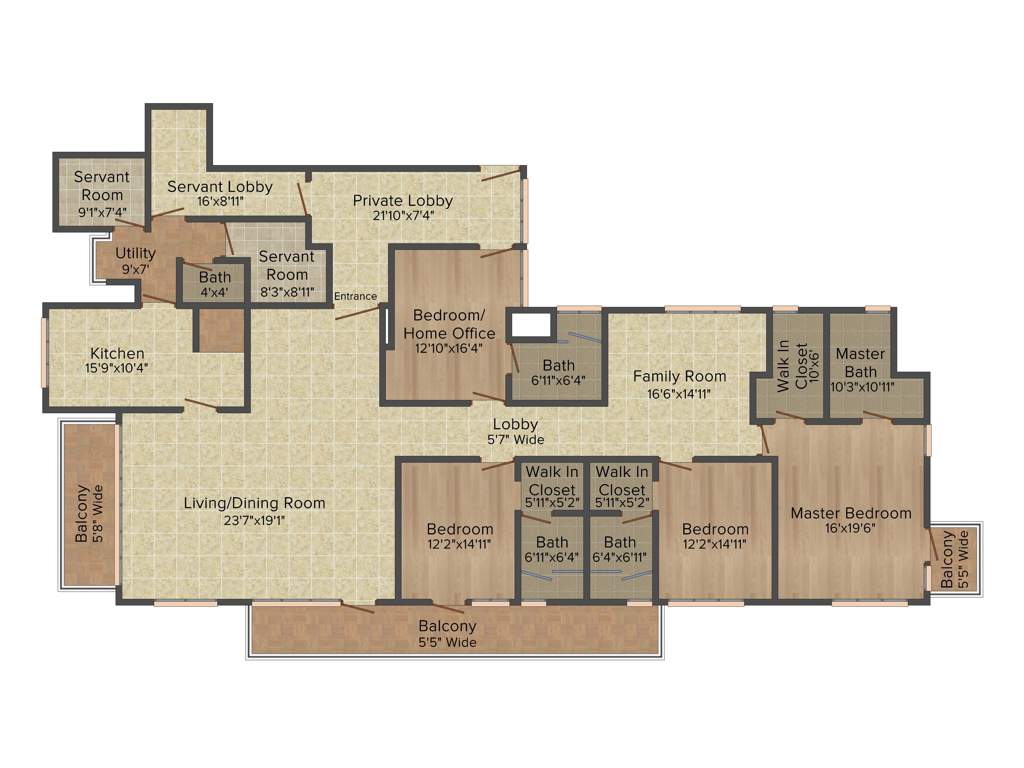 Pioneer Araya (4BHK+4T (4,690 sq ft) 4690 sq ft)
