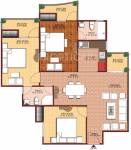 SVP Gulmohur Greens (3BHK+2T (1,370 sq ft) 1370 sq ft)