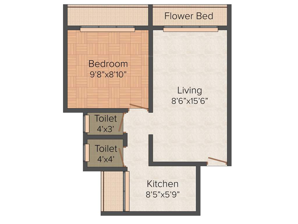 Ganesha Sai Basera (1BHK+1T (590 sq ft) 590 sq ft)
