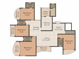 Prince Courtyard (4BHK+4T (3,330 sq ft)   Servant Room 3330 sq ft) Prince Courtyard (4BHK+4T (3,330 sq ft)   Servant Room 3330 sq ft)