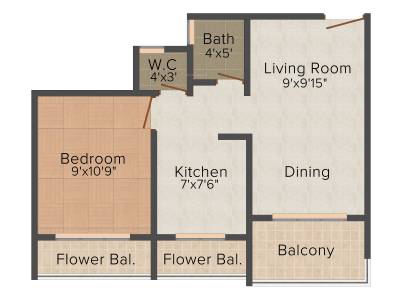 Platinum Avior (1BHK+1T (680 sq ft) 680 sq ft) Platinum Avior (1BHK+1T (680 sq ft) 680 sq ft)