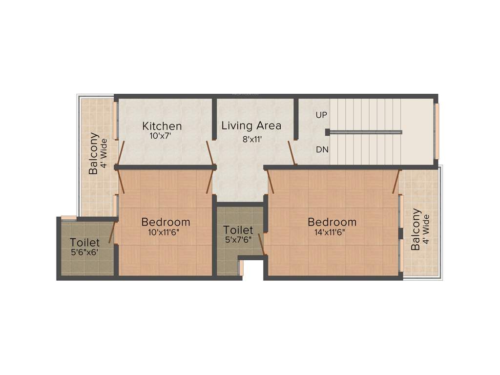 Supertech Holiday Village (4BHK+5T (2,795 sq ft) 2795 sq ft)