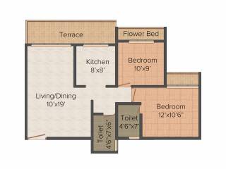 Kaamdhenu Sai pushpam (2BHK+2T (1,085 sq ft) 1085 sq ft) Kaamdhenu Sai pushpam (2BHK+2T (1,085 sq ft) 1085 sq ft)