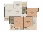 Nandini Metro Suites (3BHK+2T (1,525 sq ft) 1525 sq ft) Nandini Metro Suites (3BHK+2T (1,525 sq ft) 1525 sq ft)