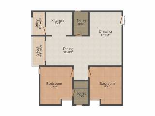 Sree Builders and Developers CRJ Residency (2BHK+2T (1,220 sq ft) 1220 sq ft)