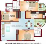 Krish Vatika (3BHK+3T (1,665 sq ft) 1665 sq ft) Krish Vatika (3BHK+3T (1,665 sq ft) 1665 sq ft)