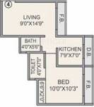 Poonam Heights (1BHK+1T (595 sq ft) 595 sq ft) Poonam Heights (1BHK+1T (595 sq ft) 595 sq ft)