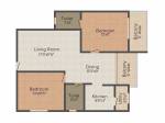 Shravanthi Paramount (2BHK+2T (1,162 sq ft) 1162 sq ft) Shravanthi Paramount (2BHK+2T (1,162 sq ft) 1162 sq ft)