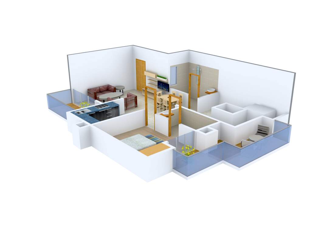 Bulland Heights (3BHK+4T (2,500 sq ft)   Study Room 2500 sq ft)