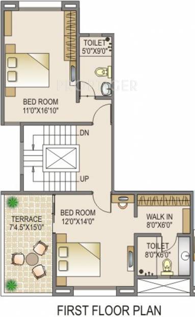 Mont Vert Valencia 2 (3BHK+3T (3,028 sq ft) 3028 sq ft)