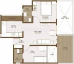 Gandhi Ayaan (1BHK+1T (794 sq ft) + Study Room 794 sq ft) Gandhi Ayaan (1BHK+1T (794 sq ft) + Study Room 794 sq ft)