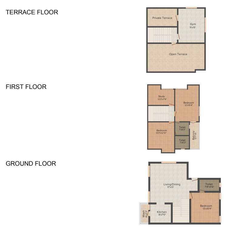 Orchid Blossoms (4BHK+3T (2,125 sq ft) 2125 sq ft)
