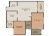 Shriram Sameeksha (2BHK+2T (1,010 sq ft) 1010 sq ft)