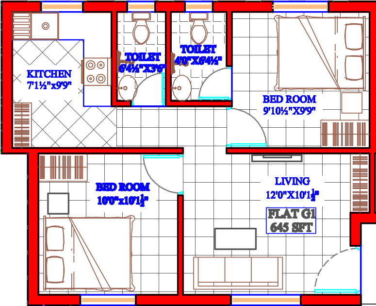 Oyester Chandra Pushpanjali (2BHK+2T (645 sq ft) 645 sq ft) Oyester Chandra Pushpanjali (2BHK+2T (645 sq ft) 645 sq ft)