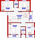 Oyester Chandra Pushpanjali (3BHK+2T (1,090 sq ft) 1090 sq ft) Oyester Chandra Pushpanjali (3BHK+2T (1,090 sq ft) 1090 sq ft)