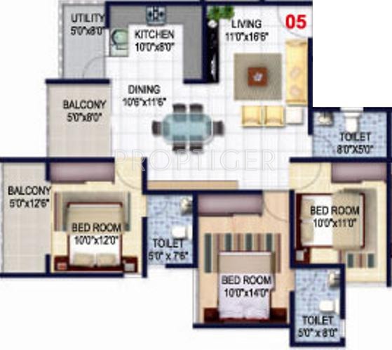 Isha Misty Green (3BHK+3T (1,472 sq ft) 1472 sq ft) Isha Misty Green (3BHK+3T (1,472 sq ft) 1472 sq ft)