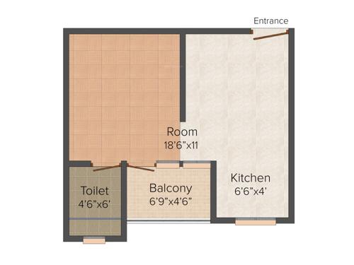 Shubhkamna Loginn Serviced Apartments (1BHK+1T (500 sq ft) 500 sq ft) Shubhkamna Loginn Serviced Apartments (1BHK+1T (500 sq ft) 500 sq ft)