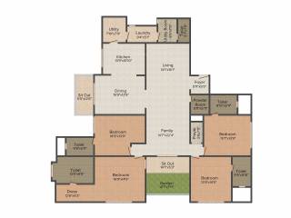 Sobha Morzaria Grandeur (4BHK+5T (3,754 sq ft) + Servant Room 3754 sq ft) Sobha Morzaria Grandeur (4BHK+5T (3,754 sq ft) + Servant Room 3754 sq ft)