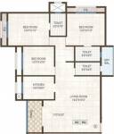 Rattan Icon (3BHK+3T (1,665 sq ft) 1665 sq ft)