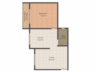 Khushi Aangan (1BHK+1T (535 sq ft) 535 sq ft) Khushi Aangan (1BHK+1T (535 sq ft) 535 sq ft)