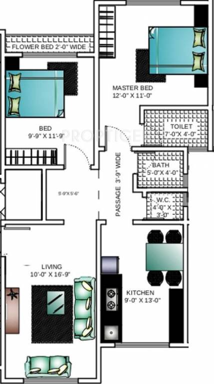 Ashapura Asha Paradise (2BHK+2T (955 sq ft) 955 sq ft) Ashapura Asha Paradise (2BHK+2T (955 sq ft) 955 sq ft)