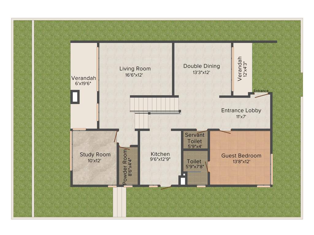 The Address The Gran Carmen Address (3BHK+4T (3,990 sq ft) + Study Room 3990 sq ft)
