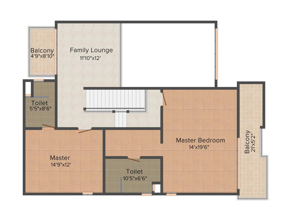 The Address The Gran Carmen Address (3BHK+4T (3,990 sq ft) + Study Room 3990 sq ft)