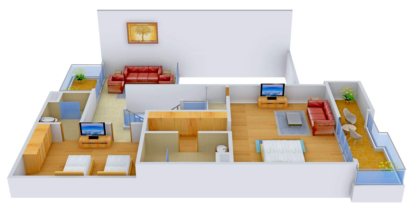 The Address The Gran Carmen Address (3BHK+4T (3,990 sq ft) + Study Room 3990 sq ft)