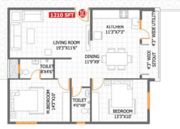  olive apartments Floor Plan Floor Plan