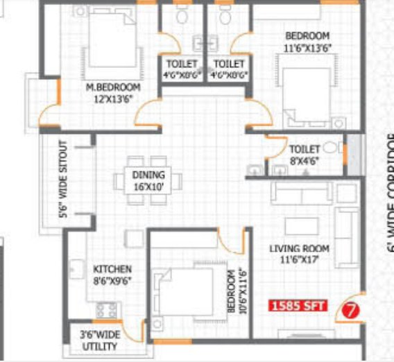  olive apartments Floor Plan Floor Plan