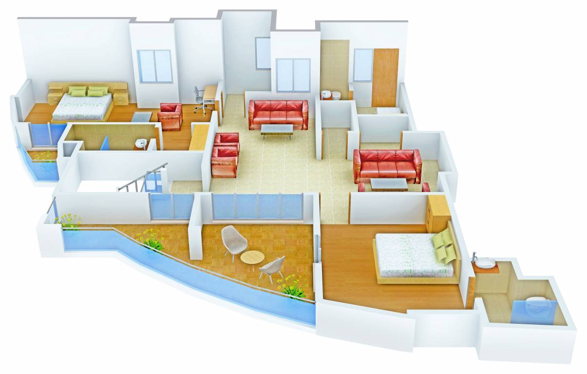 Vaswani Reserve (4BHK+5T (3,755 sq ft) + Servant Room 3755 sq ft) Vaswani Reserve (4BHK+5T (3,755 sq ft) + Servant Room 3755 sq ft)