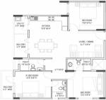 CMRS Mulberry Mist (3BHK+2T (1,307 sq ft) 1307 sq ft)